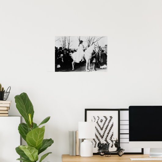 女性参政権パレード写真撮影 ポスター (ホームオフィス)