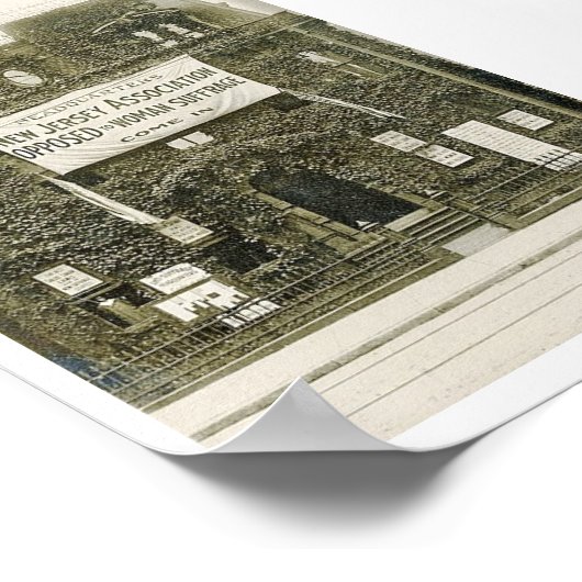 女性参政権ヴィンテージスタイルポスター ポスター (角)