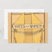 女性参政権運動の投票1913 ポストカード (正面/裏面)