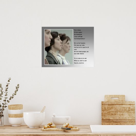 女性参政権 ポスター (キッチン)