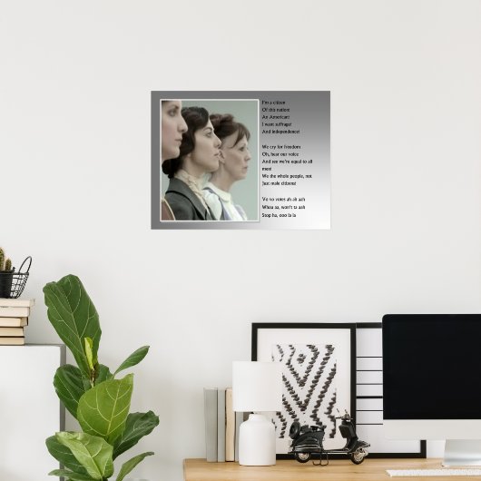 女性参政権 ポスター (ホームオフィス)