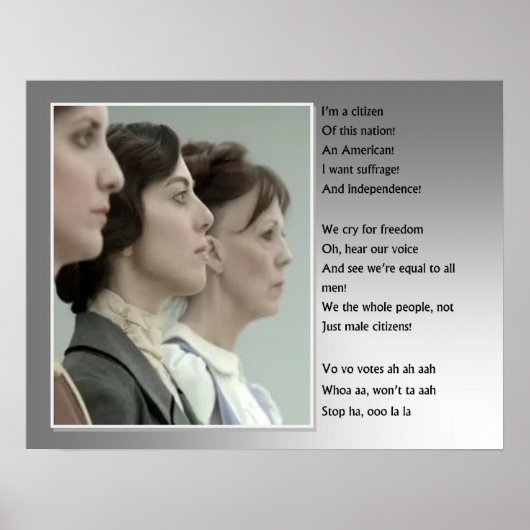 女性参政権 ポスター (正面)