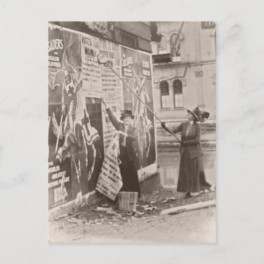 女性参政権 ポストカード (正面)