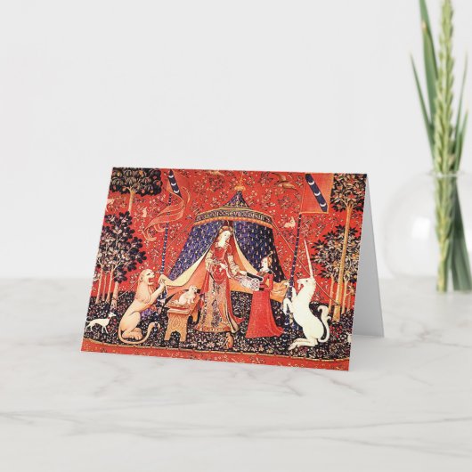 "女性及びユニコーン" シーズンカード (正面)