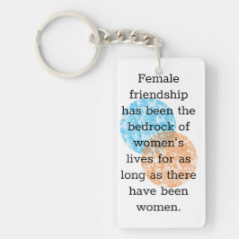 女性友情引用文 キーホルダー