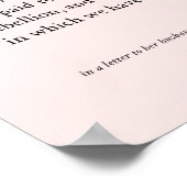 女性史女性解放運動ポスター1776年引用文プリント ポスター (角)