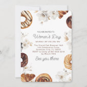 女性史月間の甘いブランチ 女性の日 招待状 (正面)