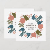 女性史月間 招待状 (正面/裏面)