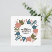 女性史月間 招待状 (スタンド正面)