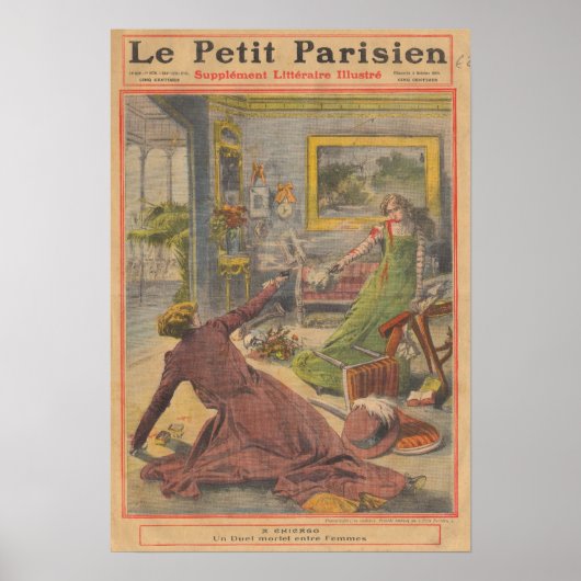 女性同士の命に関わる決闘 ポスター (正面)