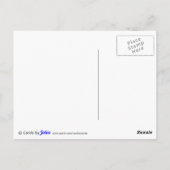 女性名前をカスタムする自尊心感動的 ポストカード (裏面)