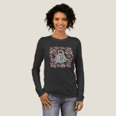 女性向けのかわいいおばけTシャツ ハロウィーン おばけ シャツ (正面全体)