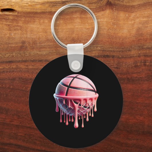 女性向けのかわいいスケッチアート キーホルダー (正面)