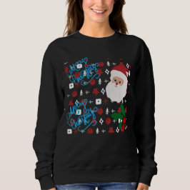 女性向けの快適なクリスマスホリデー スウェットシャツ