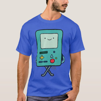 女性向けアドベンチャータイム BMO Vネック ガール Tシャツ