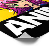 女性向けアニメ10代のアートAnime Merch Girl An ポスター (角)