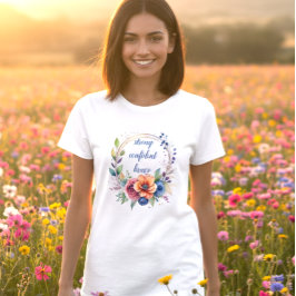 女性向けインスピレーション ホワイトTシャツ Tシャツ