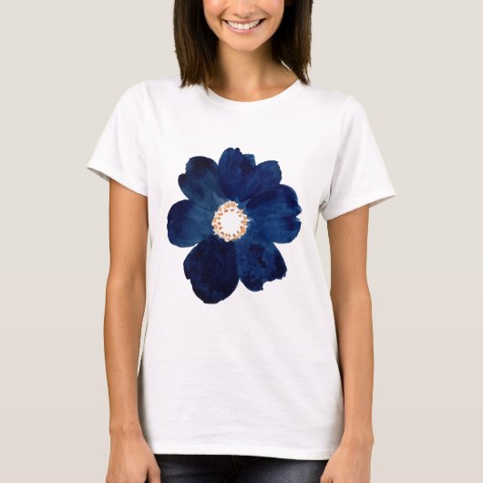 女性向けカジュアル半袖Tシャツ - ソフトコットン素材 Tシャツ (正面)