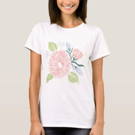 女性向けカジュアル半袖Tシャツ - 柔らかいコットン素材  Tシャツ