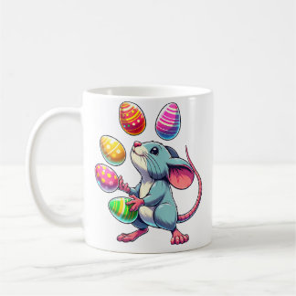女性向けクールラットジャグラー ジュガリングイースター コーヒーマグカップ