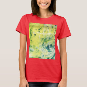 女性向けセントパトリックデイ特別デザインシャツ Tシャツ