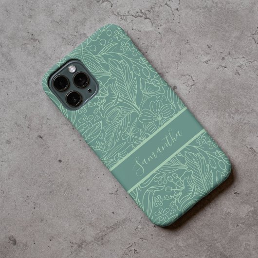 女性向けハードケース スマホケース オーダーメイド 花柄 おしゃれ iPhoneケース Case-Mate iPhoneケース