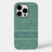 女性向けハードケース スマホケース オーダーメイド 花柄 おしゃれ iPhoneケース Case-Mate iPhoneケース (裏面)