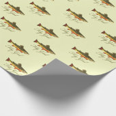 女性向けフライ·フィッシング·フライ·ガル ラッピングペーパー (角)