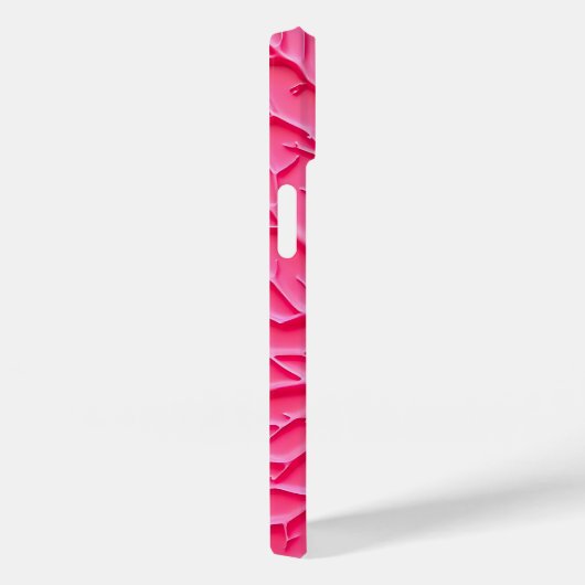 女性向けブラッシュピンクの枝テクスチャーiPhoneケース Case-Mate iPhoneケース (裏面 / 右)