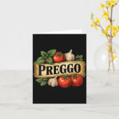 女性向けプレッゴコスチューム妊娠発表プレッゴ カード (黄色い花)