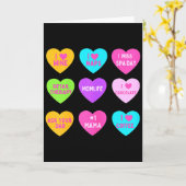 女性向けユークリッドバレンタイン ハート型メッセージカード 母へのプレゼント カード (黄色い花)