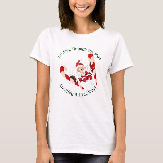 女性向けユーモアホリデーTシャツ Tシャツ (正面)