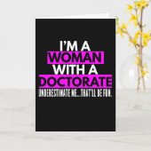 女性向け医師の贈り物恋しく思博士夫人 カード (黄色い花)