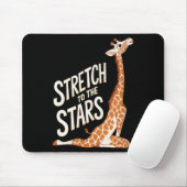 女性向け ギャラクシーへのストレッチ ポジティブ ヨガ グリフィン マウスパッド (マウス)