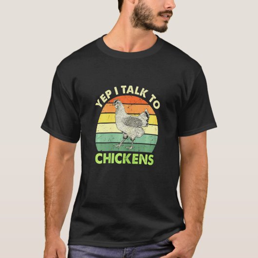 女性向け ニワトリと話すよ 動物用バフ Tシャツ (正面)