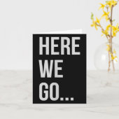 女性向け ハー ウィー ゴー XL ヘザー ブルー  カード (黄色い花)