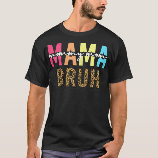 女性向け ママ マミー マム ブラフ マミー アンド ミー 面白い少年ママライフ Tシャツ