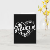 女性向け 祖母に昇格 2026年 赤ちゃん発表 カード (黄色い花)