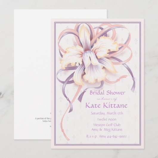 女性向け(C) 招待状 (正面/裏面)