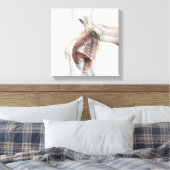 女性呼吸器系の3Dビュー2 キャンバスプリント (インサイチュ (寝室))