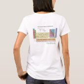 女性喜劇科学の「蜂蜜」のTシャツ Tシャツ (裏面)