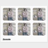 女性喫煙1996 スクエアシール (シート)