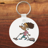 女性嘔吐 キーホルダー