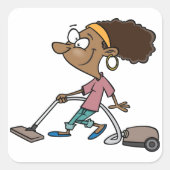 女性嘔吐 スクエアシール (正面)