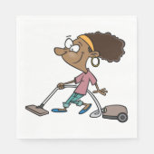 女性嘔吐 スタンダードランチョンナプキン (正面)