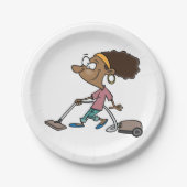 女性嘔吐 ペーパープレート (正面)