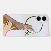 女性国際的のエンパワーメントiPhoneケース Case-Mate iPhoneケース (裏面 (横))