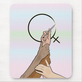 女性国際的の日 マウスパッド