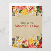 女性国際的デイカード08-2022 招待状 (正面/裏面)