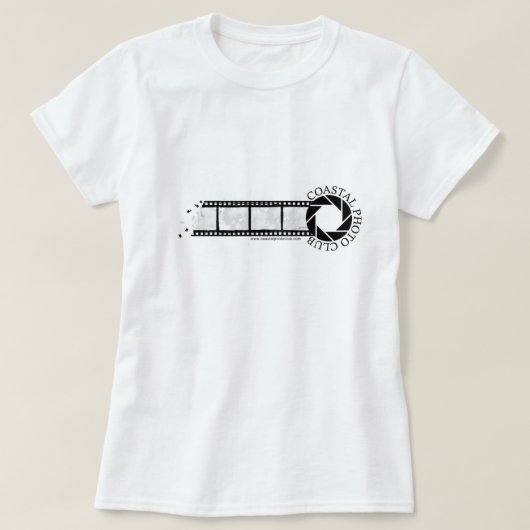 女性基本的なモノラルティー Tシャツ (デザイン正面)